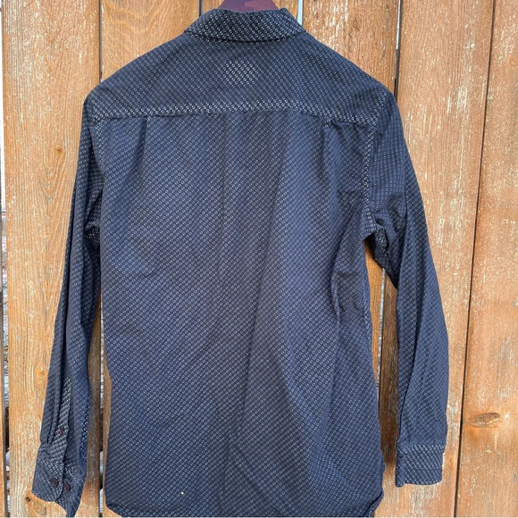 LEVEL TEN Men’s Dark Navy Blue Button Down Long Sleeve Shirt Size Small - Picture 11 of 11